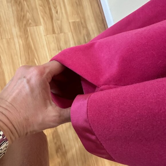 Vanity Fair Womens Pink Embroidered Button Up Housecoat Robe Jacket 3XL Barbie - Picture 9 of 14